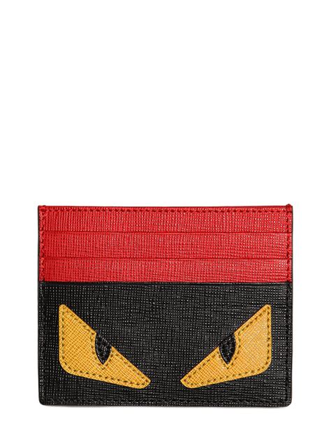 fendi card holder eyes